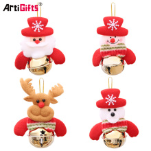 Christmas Old Snowman Dolls Bell Hanging Christmas Accessories